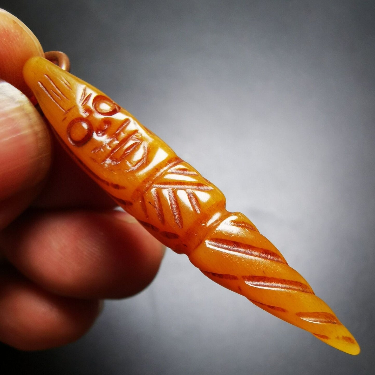 Amulet Kila(Dorje Phurba), Counter Pendant 2.0"×0.32"