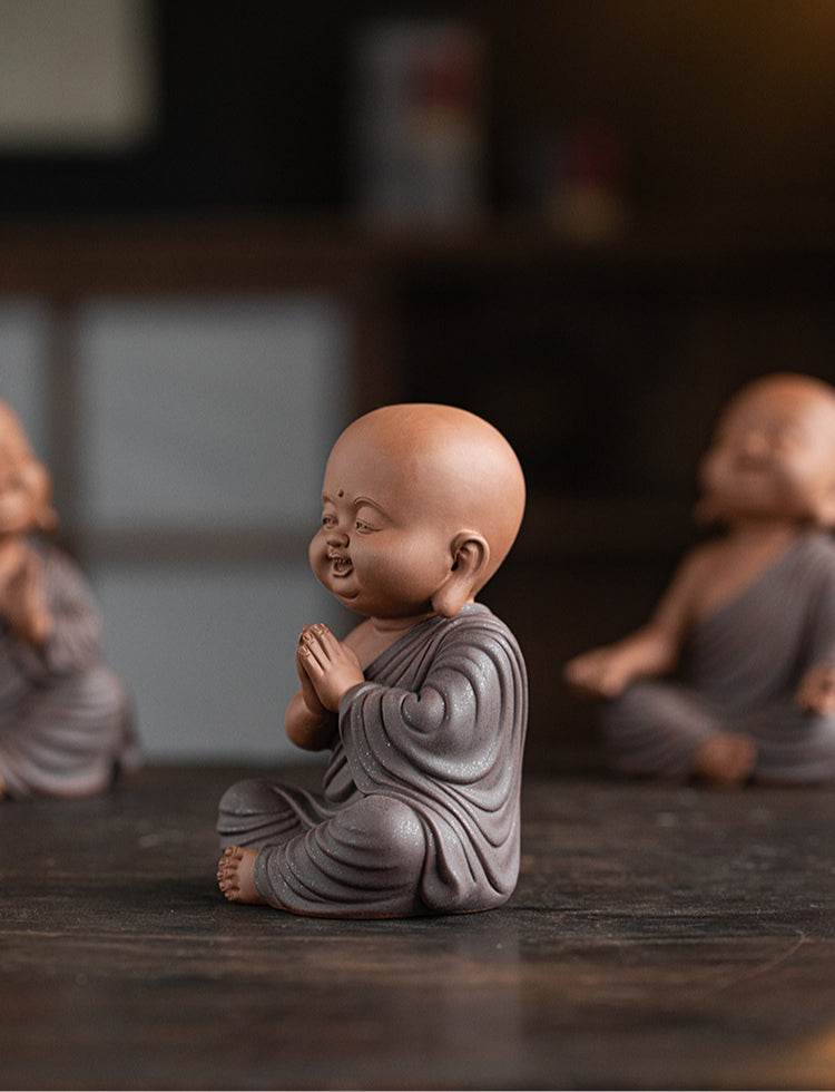 Purple Sand Meditation Buddha Statue - Gandhanra-ART