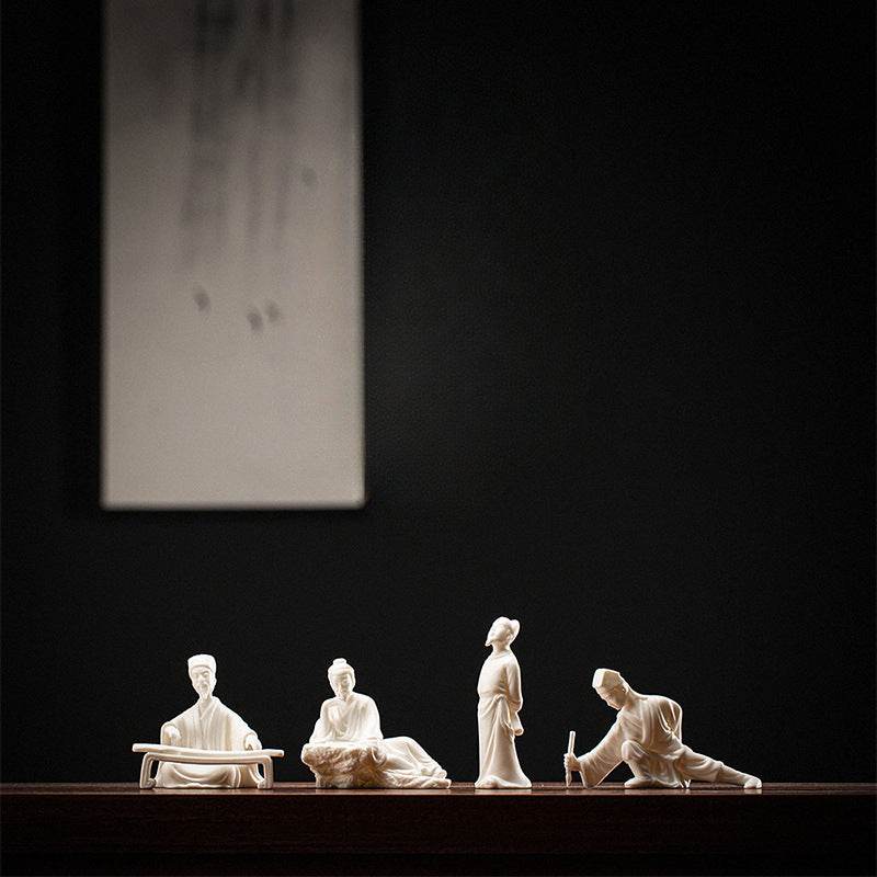 White Porcelain Buddha Statues - Gandhanra-ART