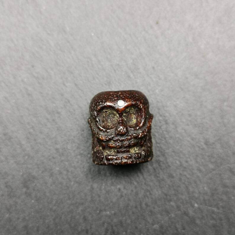 Kapala Bone Skull Bead - Gandhanra-ART