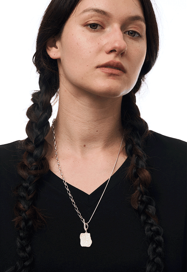 Silver Amulet, Couples Necklace - Gandhanra-ART