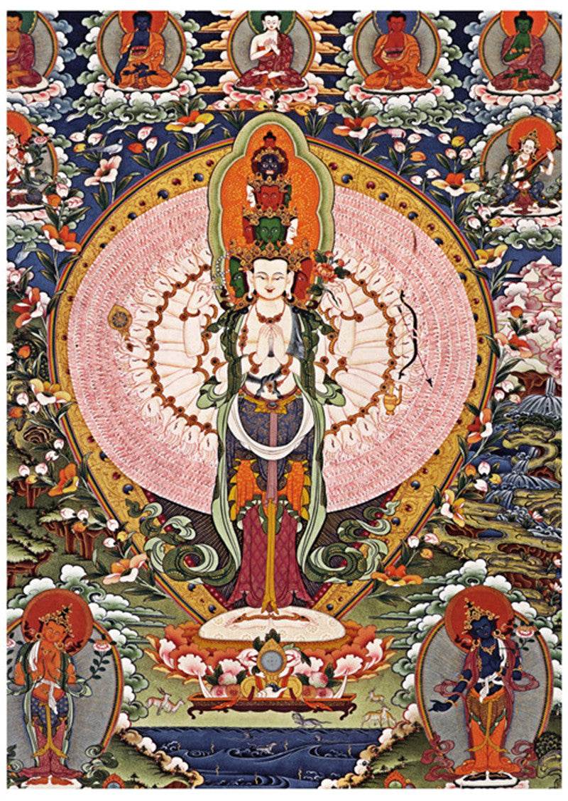 1000 Arms Avalokiteshvara Image - Gandhanra-ART