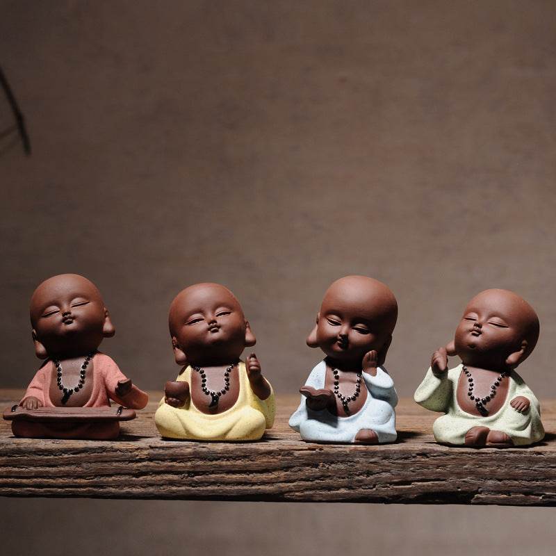 Purple Sand Meditation Buddha Statues - Gandhanra-ART