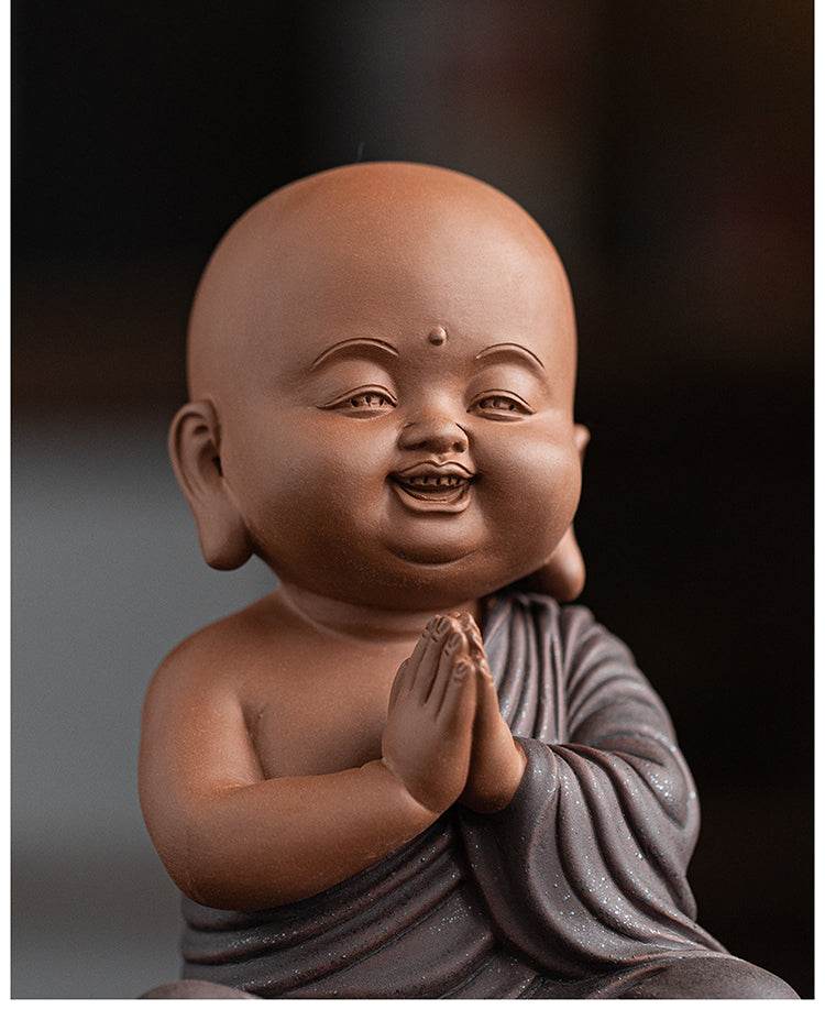 Purple Sand Meditation Buddha Statue - Gandhanra-ART