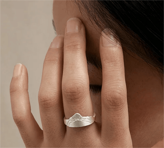 Silver Ring Mount Kailash Ring - Gandhanra-ART