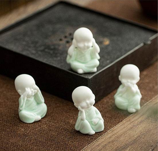 Ceramic Meditation Buddha Statue - Gandhanra-ART