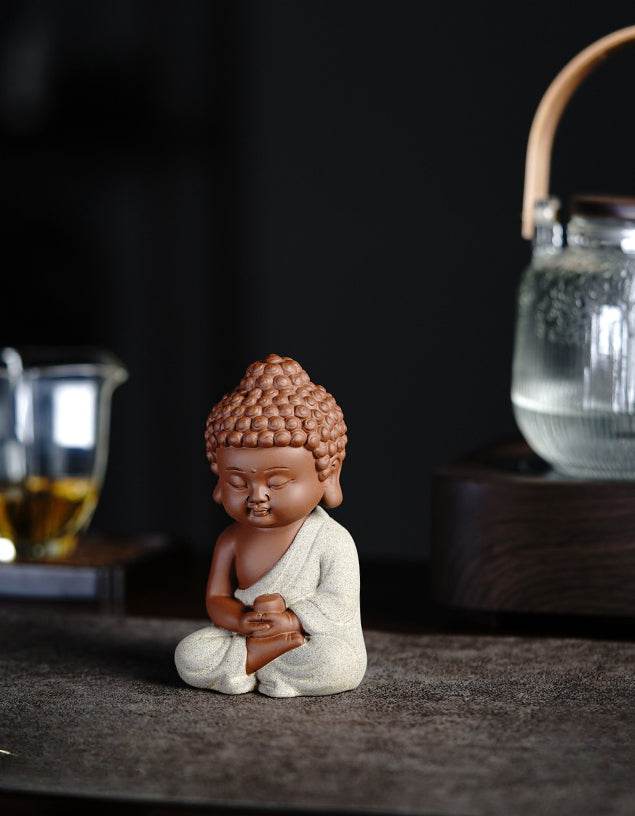 Purple Sand Shakyamuni,Avalokiteshvara,Ksitigarba Buddha Statues - Gandhanra-ART