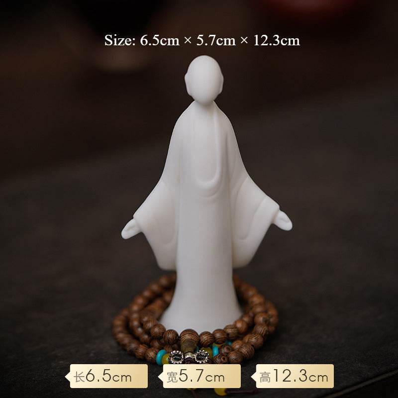 White Porcelain Buddha Statues - Gandhanra-ART