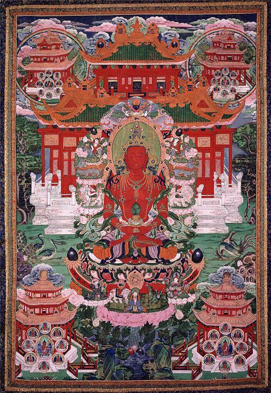 Amitayus - the Buddha of Longevity - Gandhanra-ART