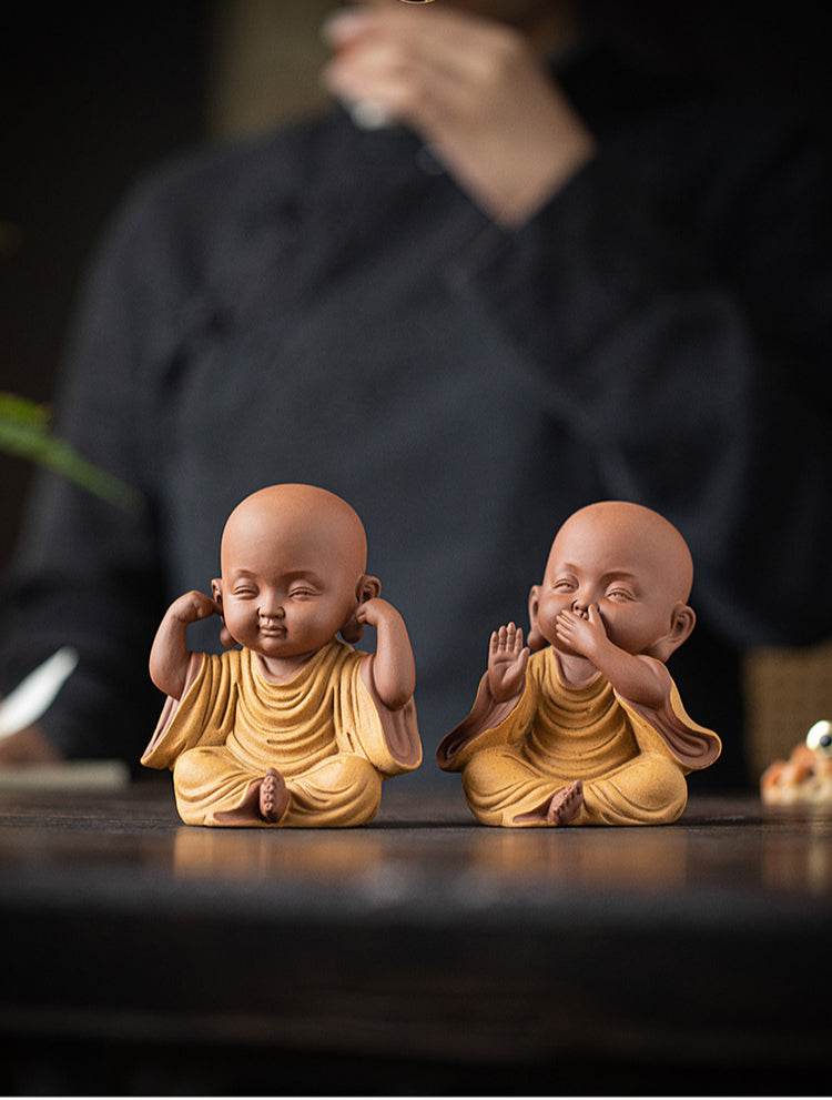 Purple Sand Meditation Buddha Statues - Gandhanra-ART