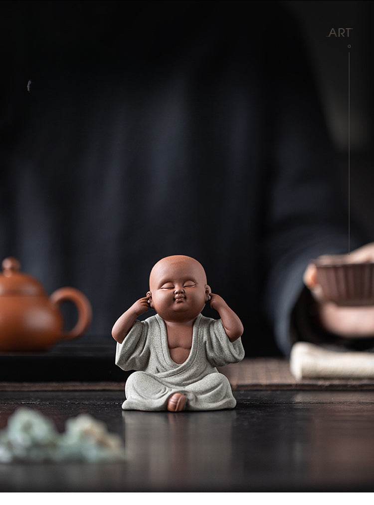 Purple Sand Meditation Buddha Statues - Gandhanra-ART