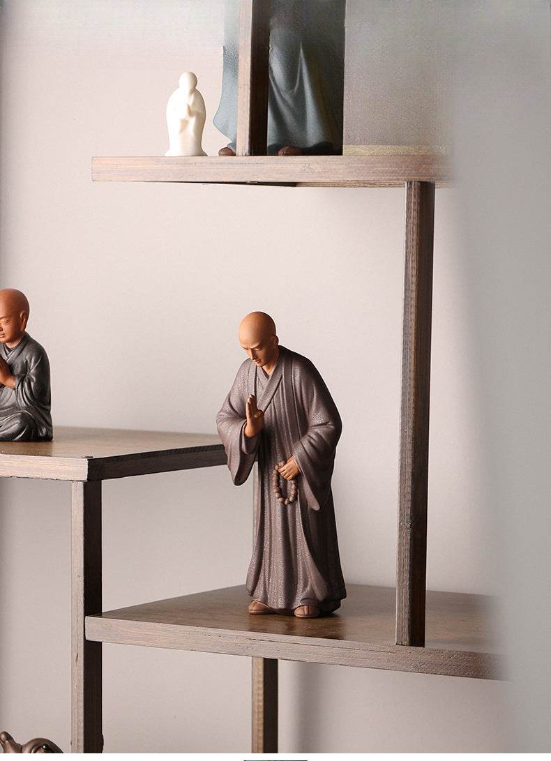 Purple Sand Meditation Buddha Statues - Tibetan Buddhist statue, view 13