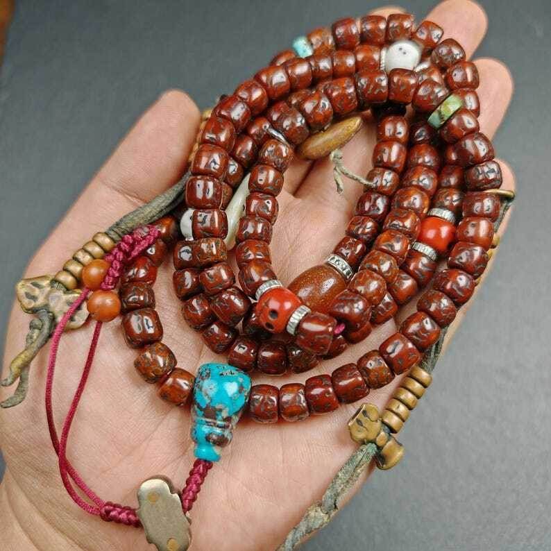 8mm Mala Necklace Prayer Beads - Gandhanra-ART