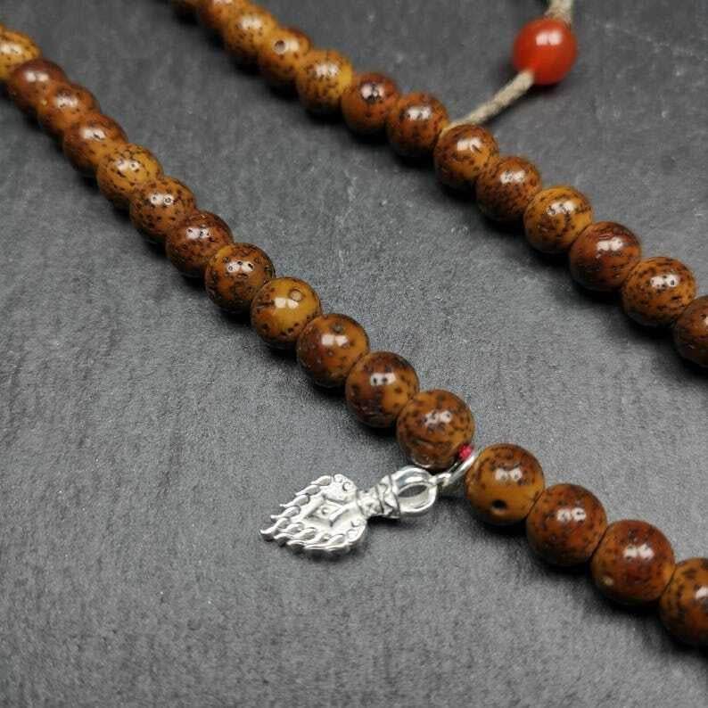 Mala Necklace,mm 108 Prayer Beads - Gandhanra-ART