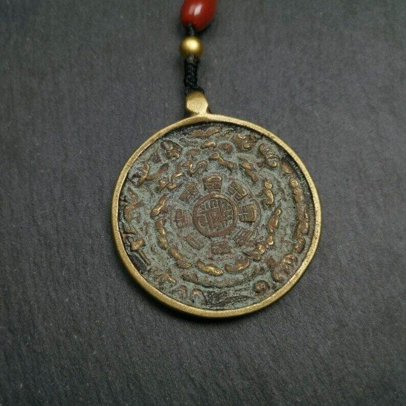 Amulet Sipaho Badge - Melong Mirror 44mm - Gandhanra-ART