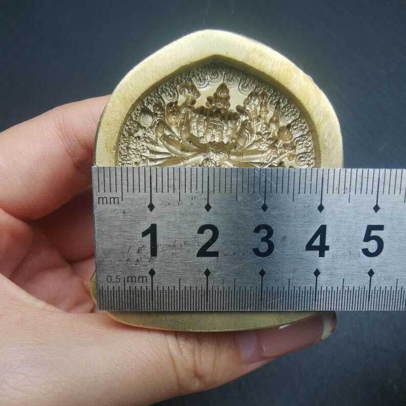 Kalachakra Vajra Tsa Tsa Mold,4.5cm Height - Gandhanra-ART