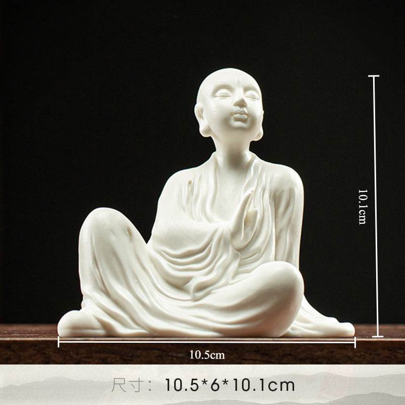 Ceramic Meditation Buddha Statue - Gandhanra-ART