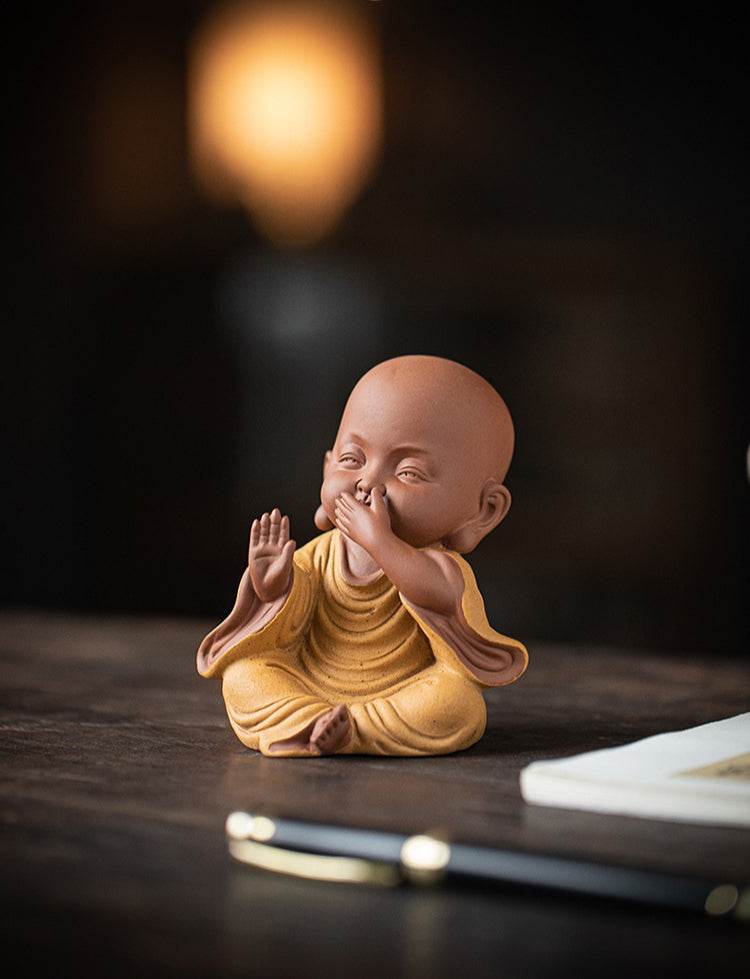 Purple Sand Meditation Buddha Statues - Gandhanra-ART