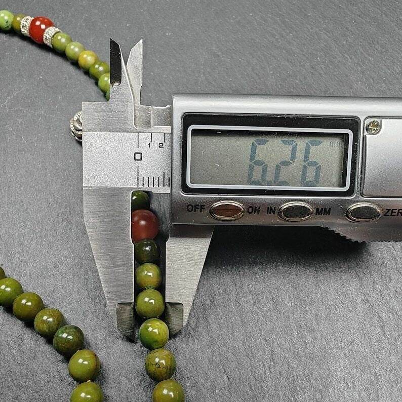 108 Turquoise Mala Necklace - Gandhanra-ART