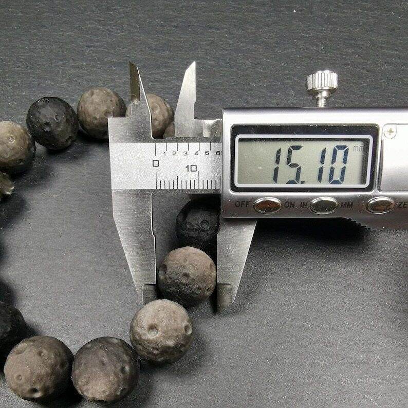 Obsidian Wrist Mala, Prayer Beads Bracelet - Gandhanra-ART