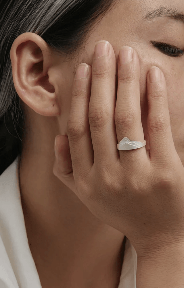 Silver Ring Mount Kailash Ring - Gandhanra-ART