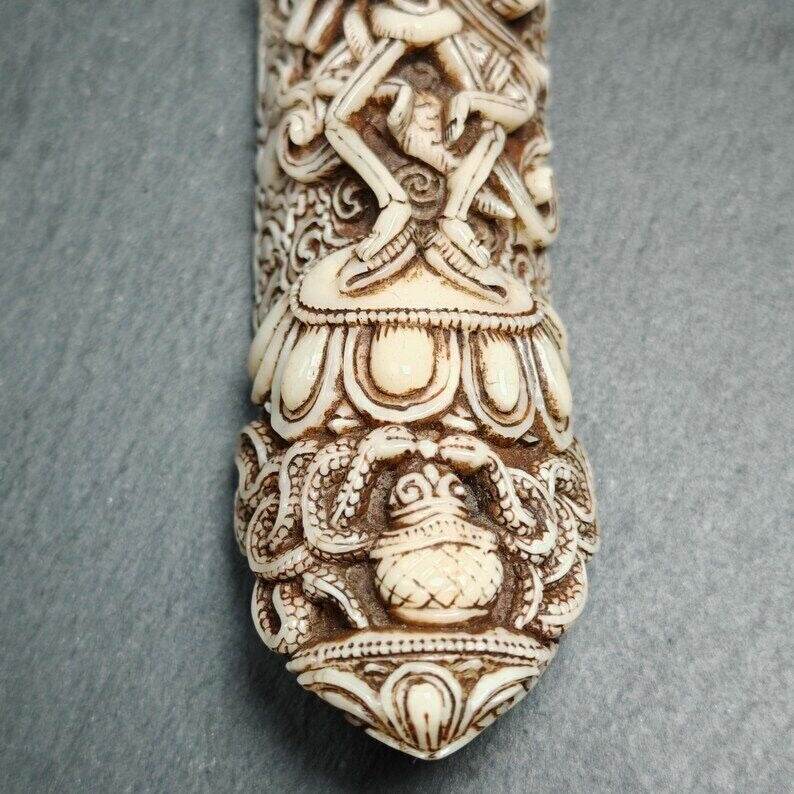 Citipati Kapala Amulet Badge - Gandhanra-ART