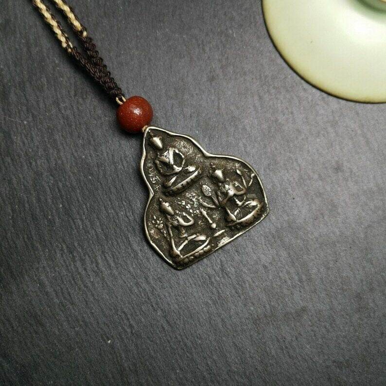 Statue Pendant,Protective Amulet - Gandhanra-ART