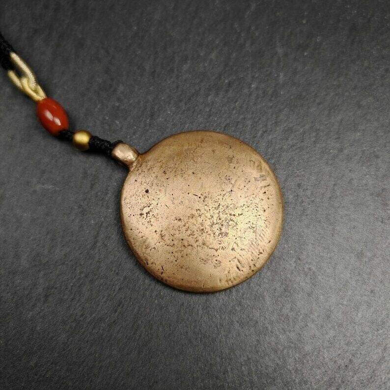 Calendar Amulet Sipaho Badge - Melong Mirror,45mm - Gandhanra-ART