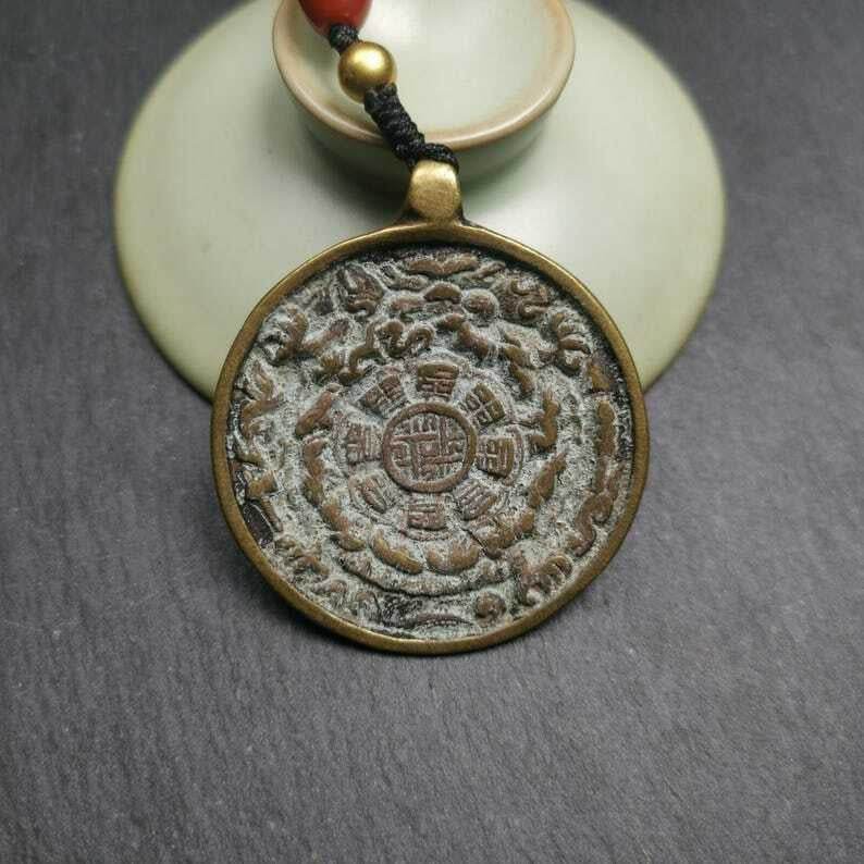 Amulet Sipaho Badge - Melong Mirror 44mm - Gandhanra-ART