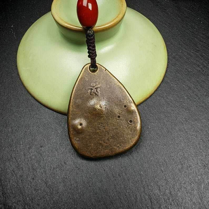 Statue Amulet,Green Tara Pendant - Gandhanra-ART