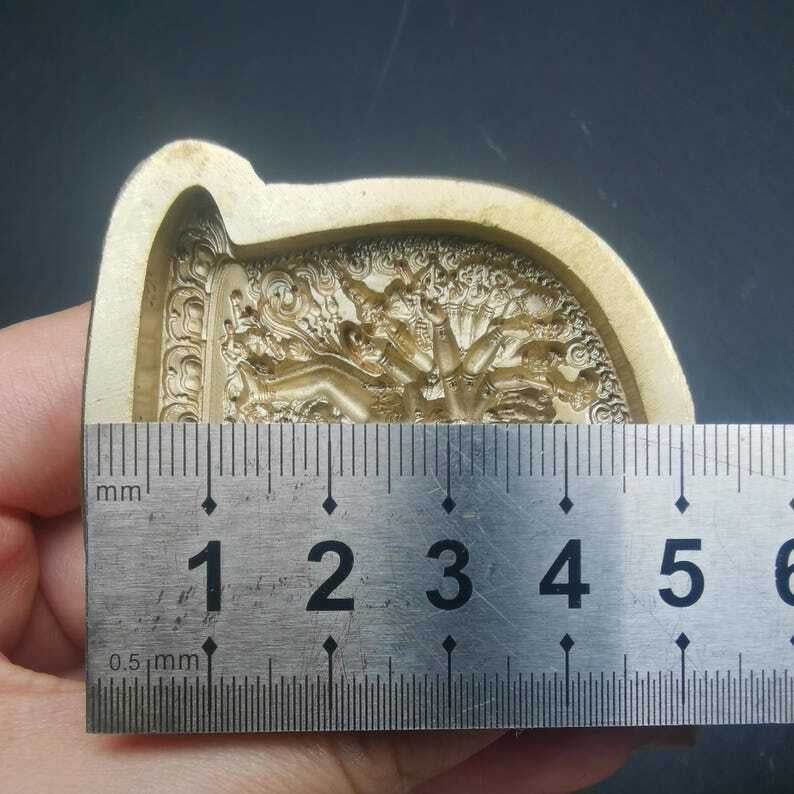 Kalachakra Vajra Tsa Tsa Mold,4.5cm Height - Gandhanra-ART