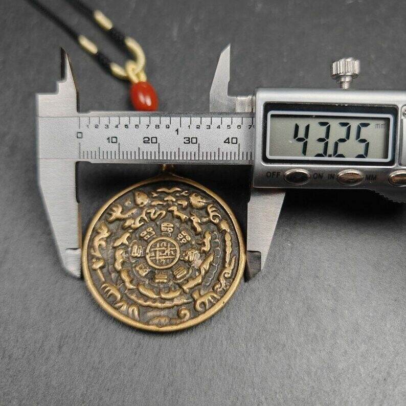 Calendar Amulet Sipaho Badge - Melong Mirror,43mm - Gandhanra-ART