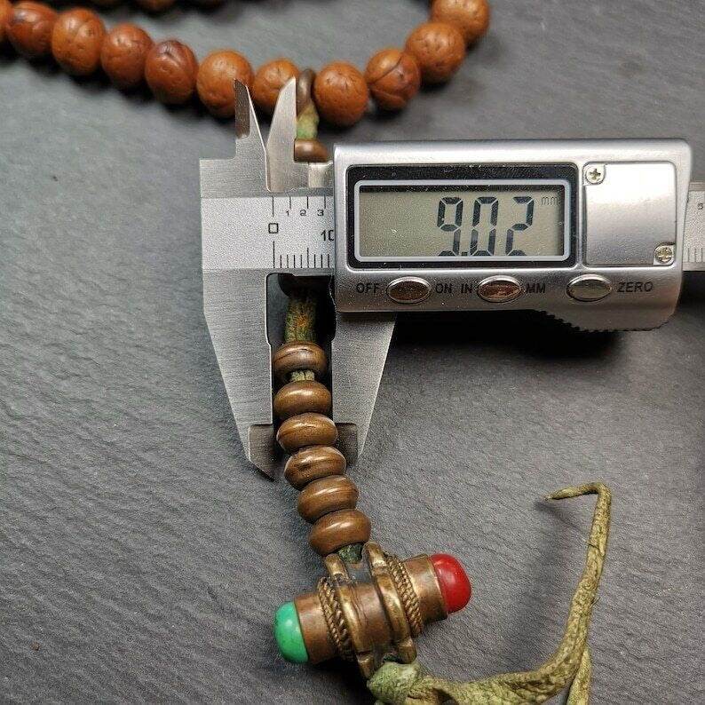 10mm 108 Dragon Eye Bodhi Bead Mala,Prayer Beads - Gandhanra-ART
