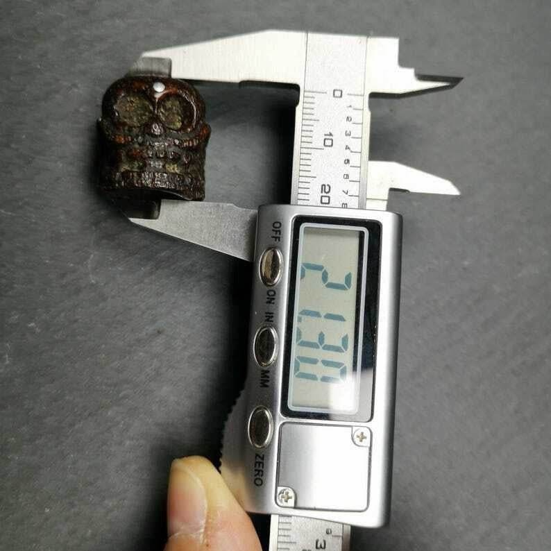 Kapala Bone Skull Bead - Gandhanra-ART