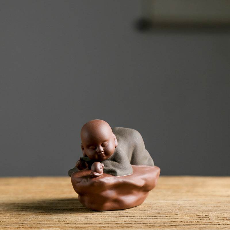 Purple Sand Ceramic Buddha Statues - Gandhanra-ART
