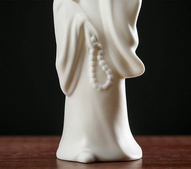 White Porcelain Buddha Statue - Gandhanra-ART