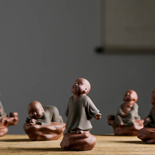 Purple Sand Ceramic Buddha Statues - Gandhanra-ART