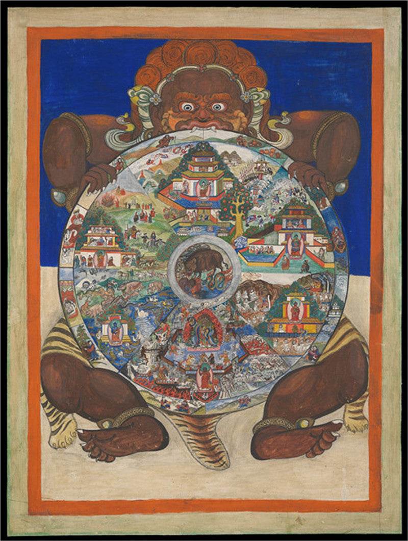 Samsara - Six Realm Wheel of Life Image - Gandhanra-ART