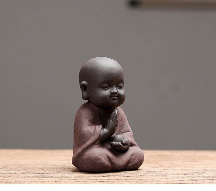 Purple Sand Meditation Buddha Statues - Gandhanra-ART