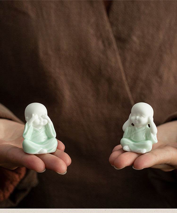 Ceramic Meditation Buddha Statue - Gandhanra-ART