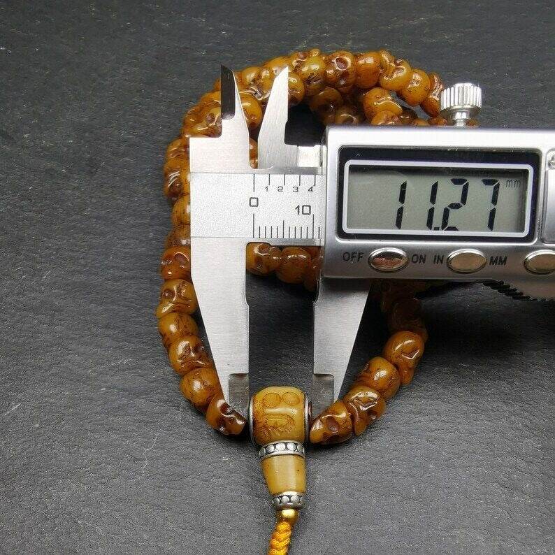 Yak Bone Kapala Mala,Prayer Beads - Gandhanra-ART