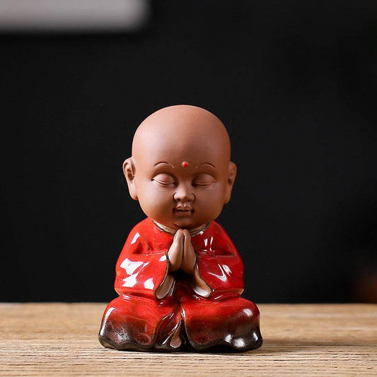 Purple Sand Meditation Buddha Statue - Gandhanra-ART