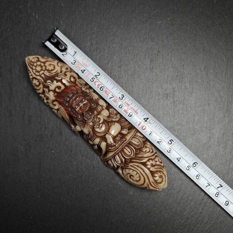 Mahakala Kapala Amulet Badge - Gandhanra-ART