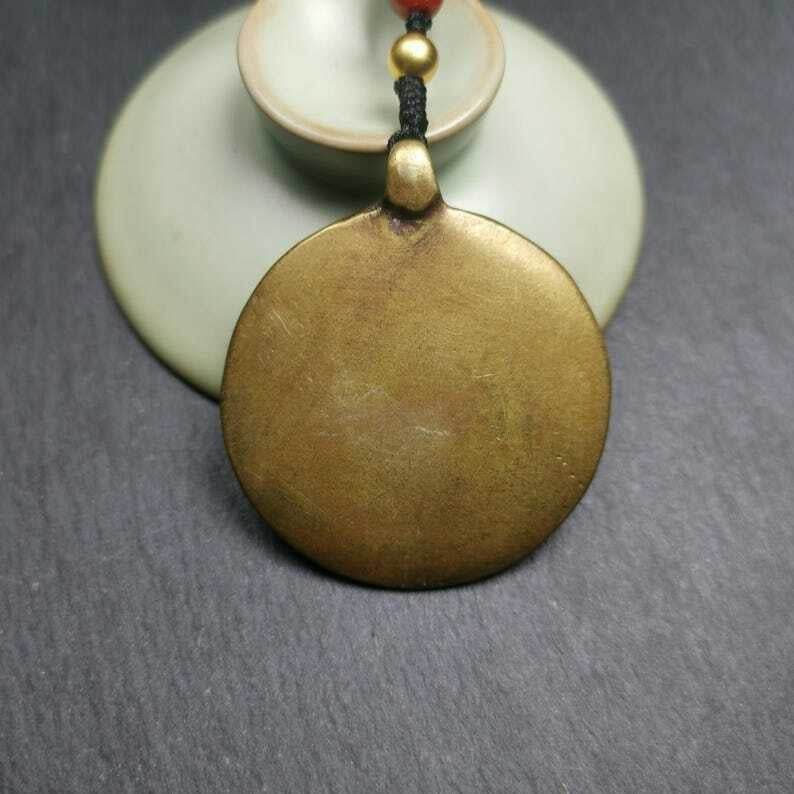 Amulet Sipaho Badge - Melong Mirror 44mm - Gandhanra-ART