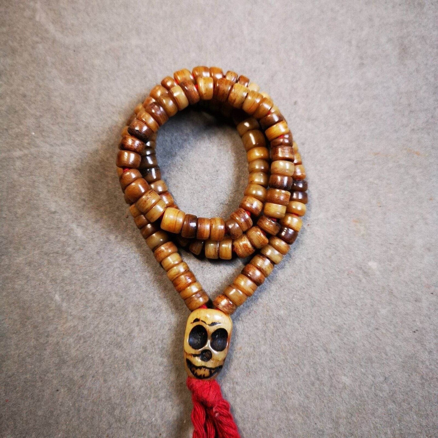 Yak Bone Mala Beads Necklace - Gandhanra-ART