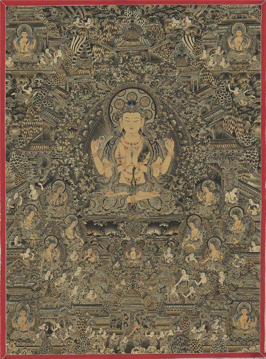 Chenrezig Pure Land - Gandhanra-ART