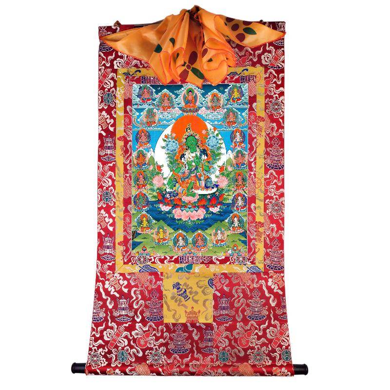 The 21 Taras - Green Tara - Gandhanra-ART