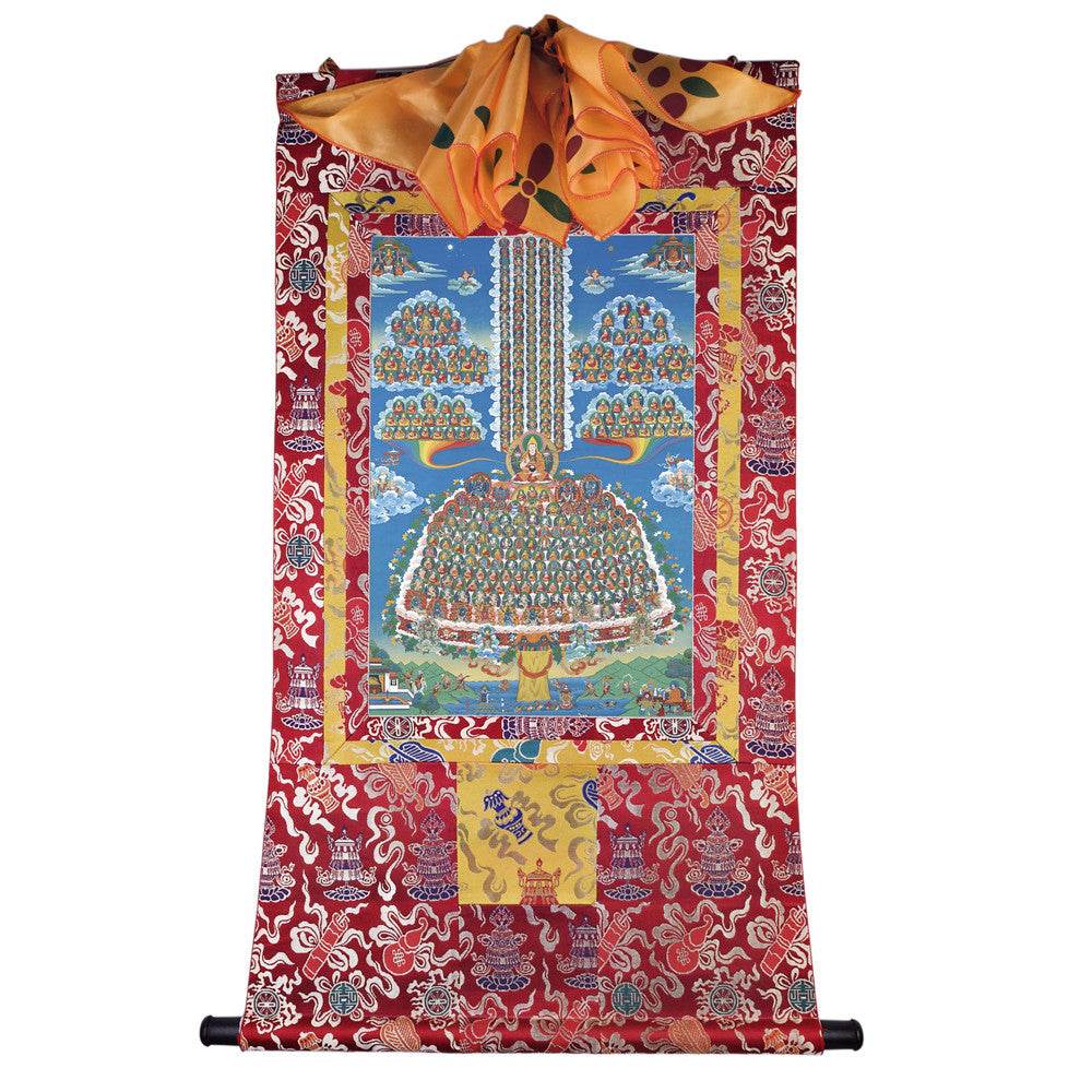 Tsongkhapa's Refuge Tree - 18th Century - Gandhanra-ART