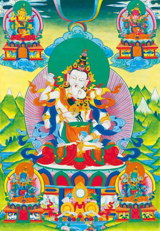 Vajrasattva in Yab Yum - Gandhanra-ART