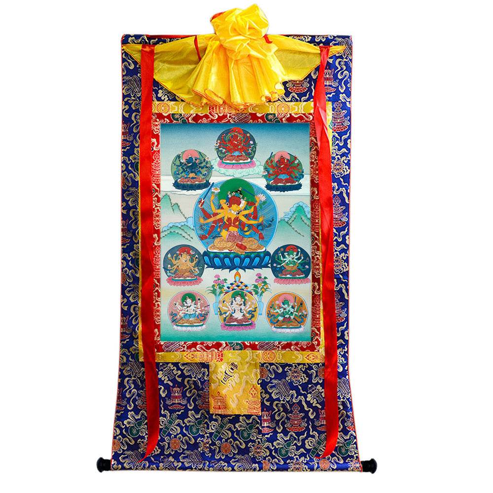9 Yab-Yum Manjusri Thangka - Gandhanra-ART